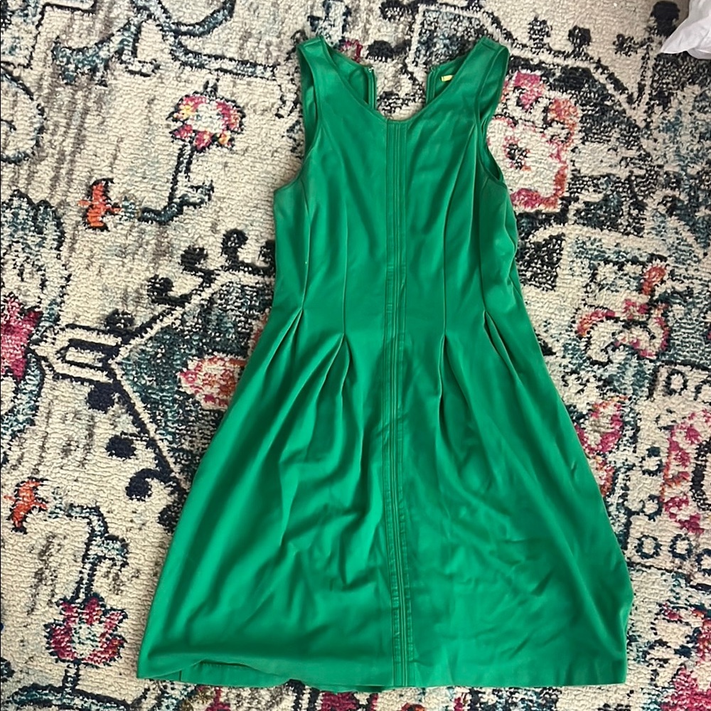 Gianni Bini Green A-Line Sleeveless Dress